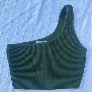 Babaton Sculpt Knit One-Shoulder - Size S